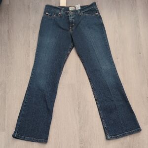 Levi's 518 Superlow Boot Cut Dark Blue Jeans / 5S Juniors